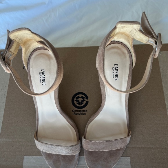 l'agence gisele strap beige sandal heels - Picture 7 of 11
